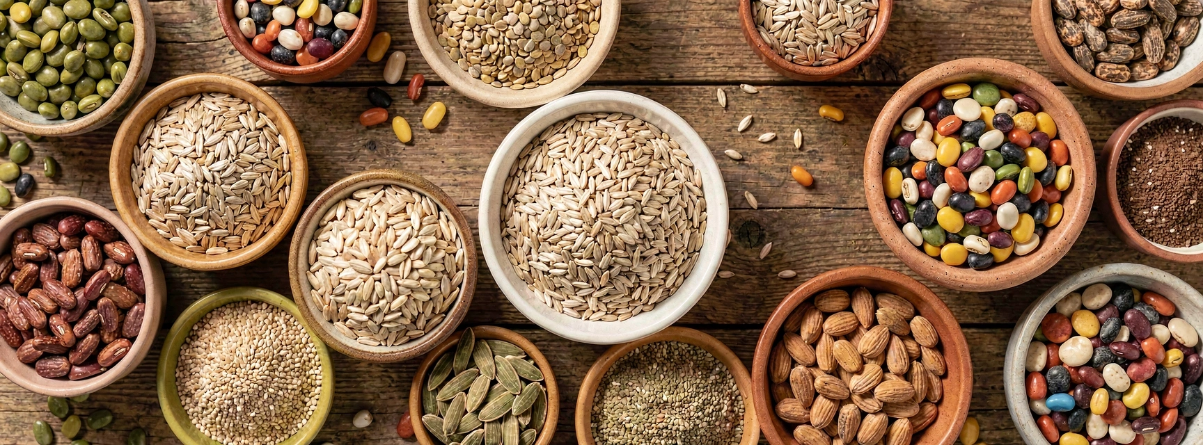 Diversidad de granos y semillas